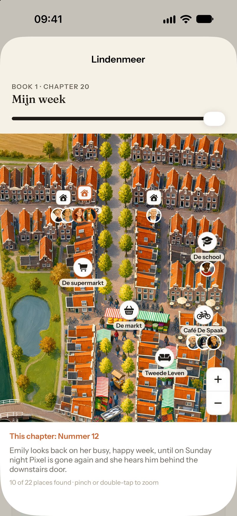The painted map of Lindenmeer